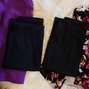 Set of Two Pencil Skirts NY&C black navy small 4